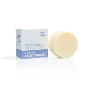 Acondicionador Solido Menta Bambu para cabello normal a seco