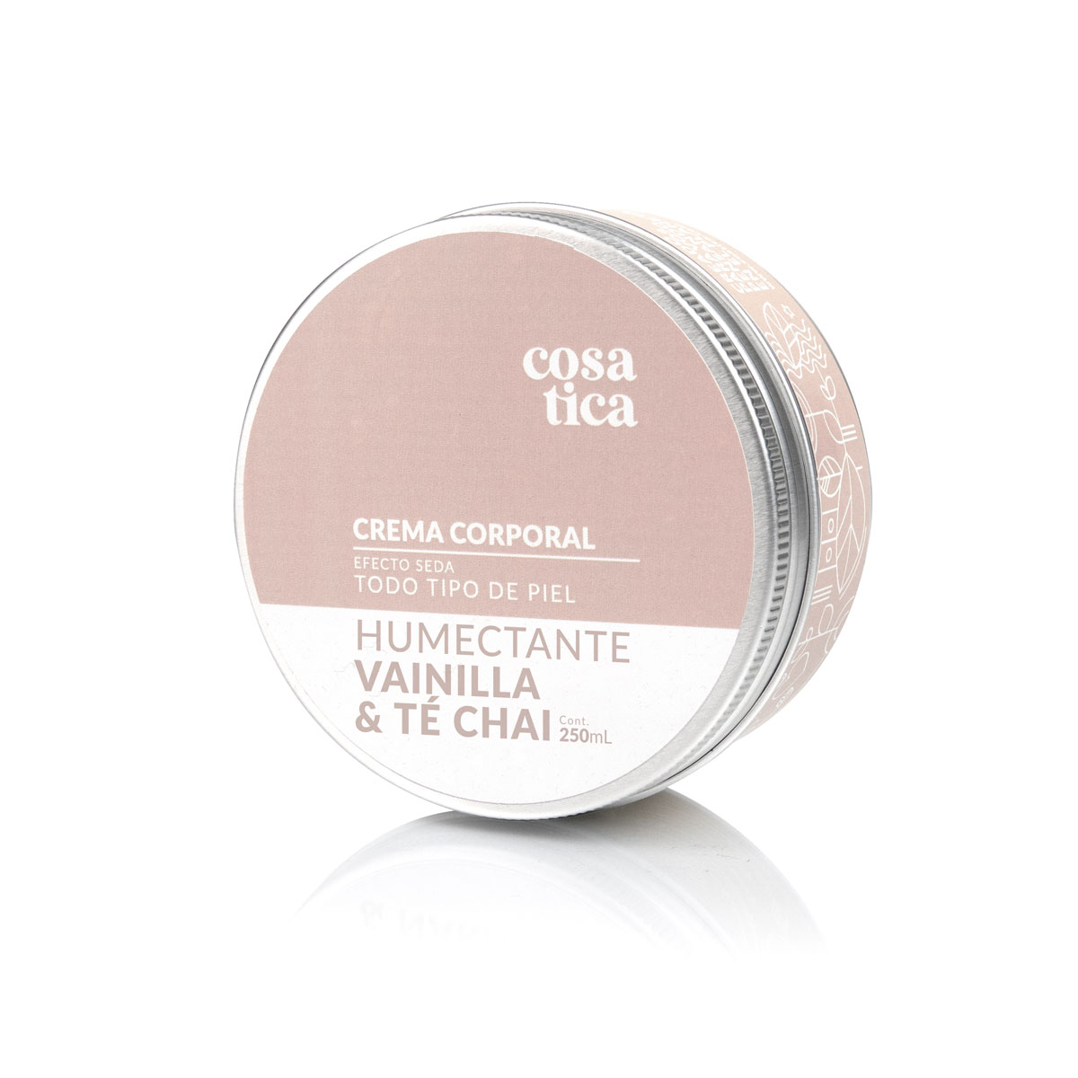 Crema Corporal Humectante a base de Aceite de Coco aroma a Vainilla Chai