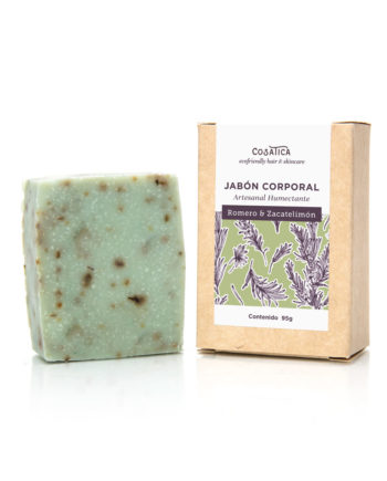 Jabón Corporal Artesanal, Biodegradable, Vegano, Cruelty Free, Ecofriendly. Romero y Zacatelimón.