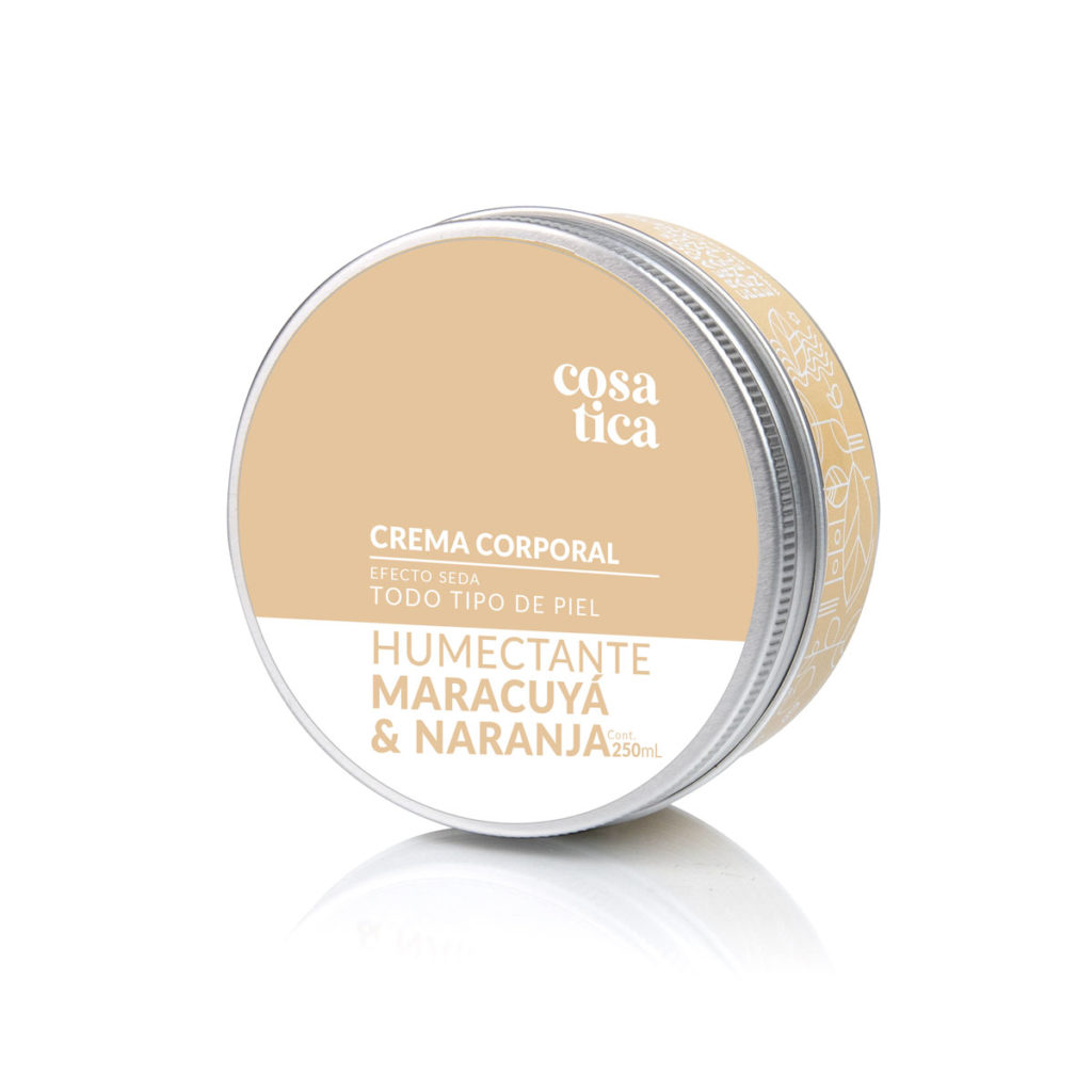 Crema Corporal a base de Aceite de Coco aroma a Maracuyá & Naranja