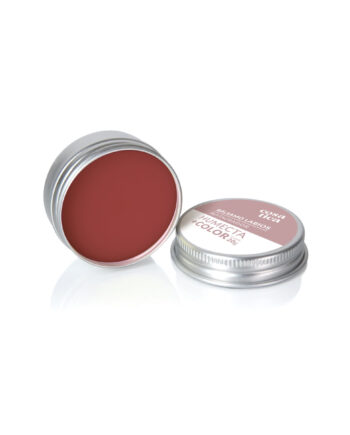 Bálsamo para labios reparador con color y sabor. Con cera de abejas, Manteca de Cacao y Vitamina E.