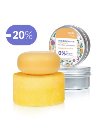 Duo Shampo y Acondicionador ANTICASPA Maracuyá Naranja